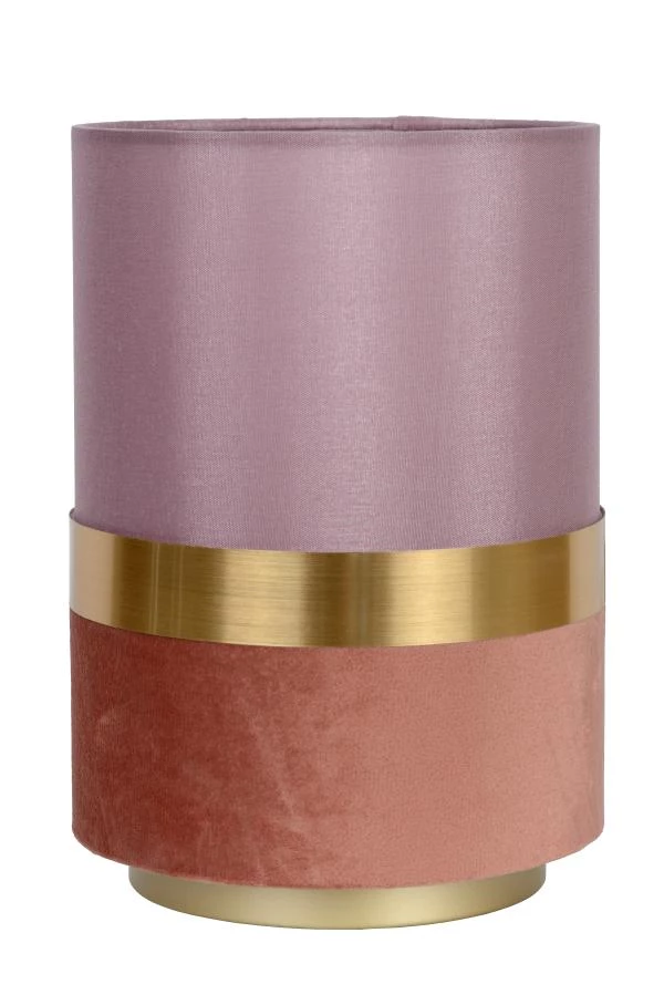 Lucide EXTRAVAGANZA TUSSE - Table lamp - Ø 15 cm - 1xE14 - Pink - turned off